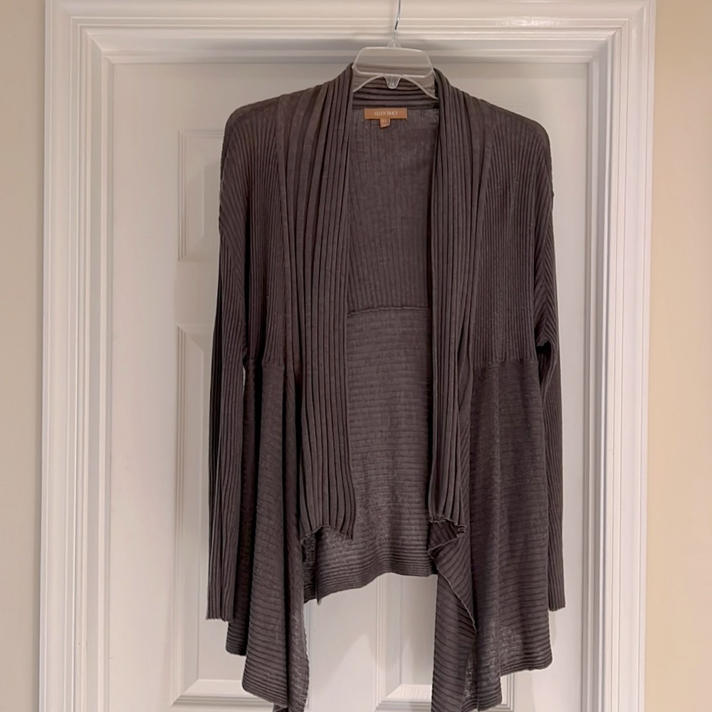 Ellen Tracy handkerchief cardigan
